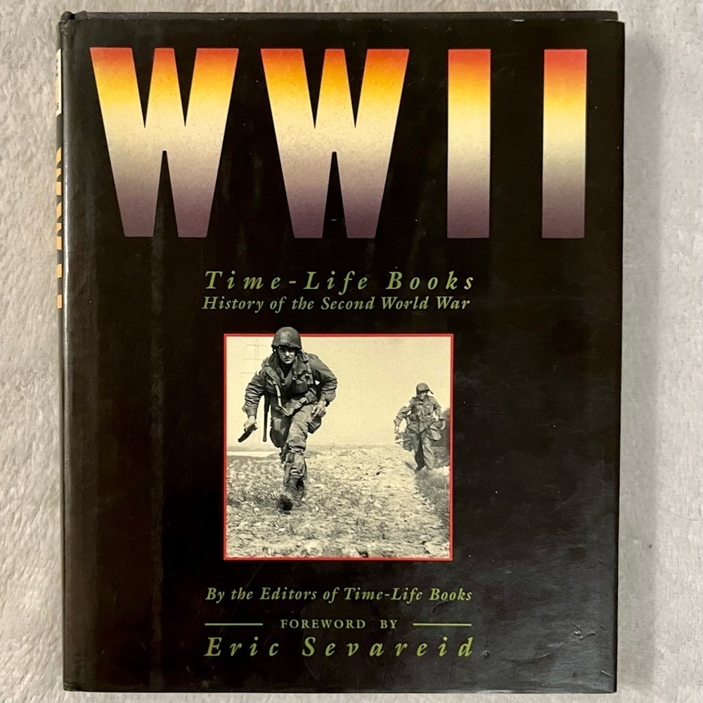 WWII Time Life Books History of the Second World War Hardcover Book